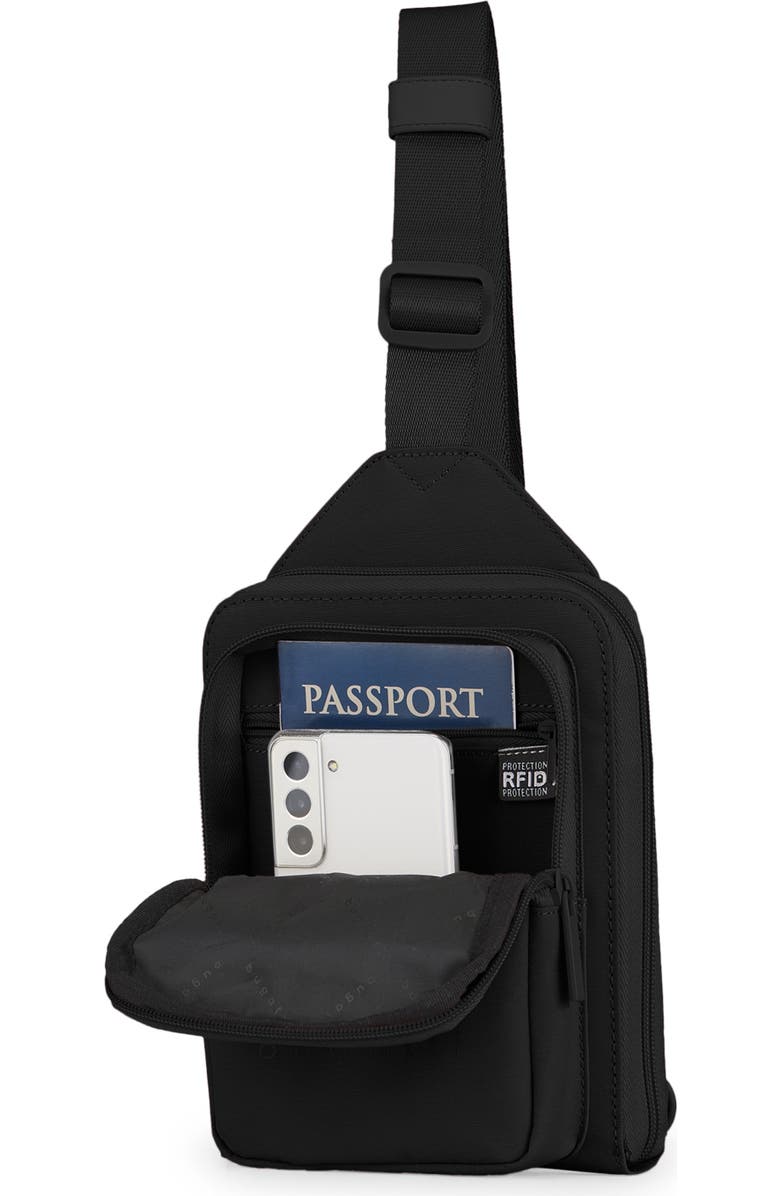 bugatti Downtown Essentials Sling Bag, Alternate, color, Black