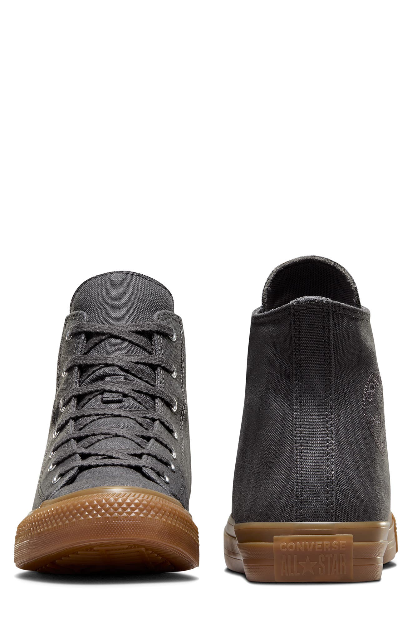 Converse Chuck Taylor All Star High Top Sneaker, Alternate, color, Dark Matter/ Dark Matter/ Gum