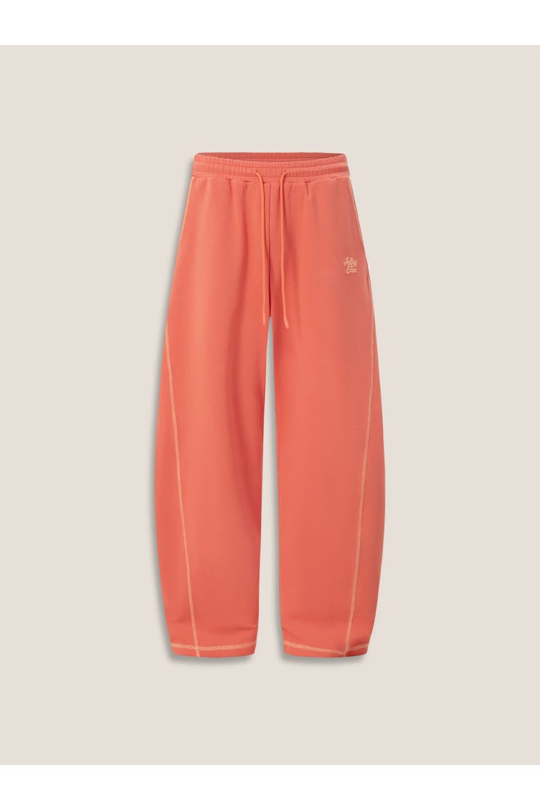 Cloud Boxy Hoodie Sets, Alternate, color, Coral Orange
