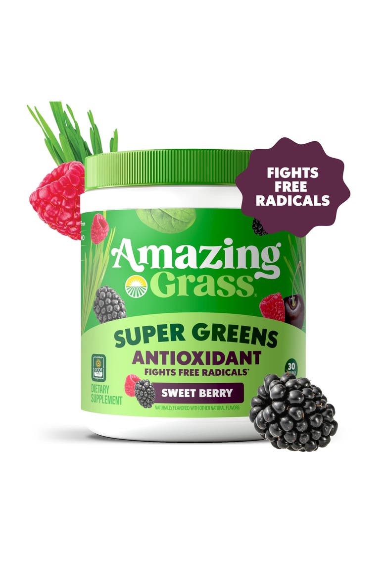 Greens Blend Powder with Organic Spirulina, Beet Root, Elderberry, Bilberry, Prebiotics and Probiotics, Alternate, color, None