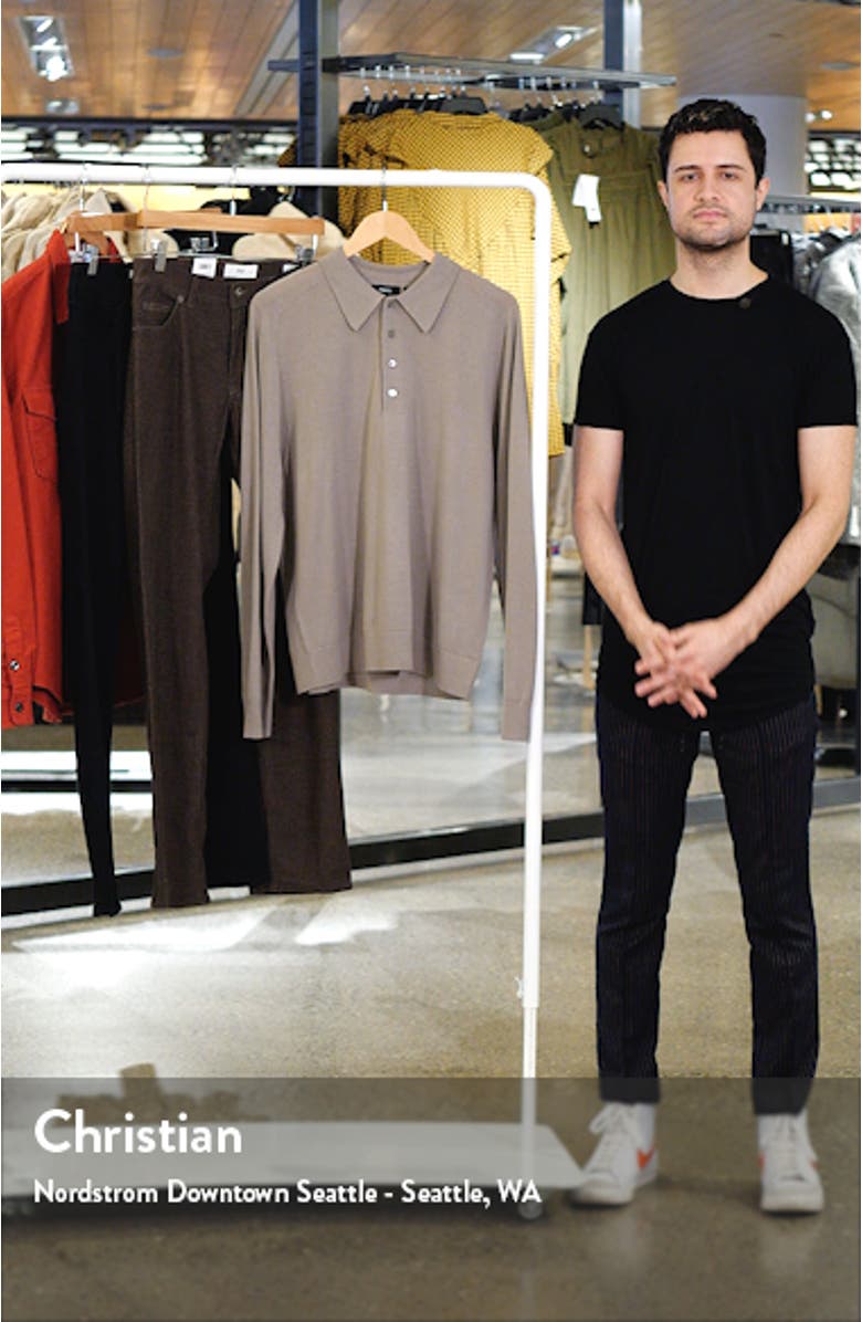 Long Sleeve Wool Polo, sales video thumbnail