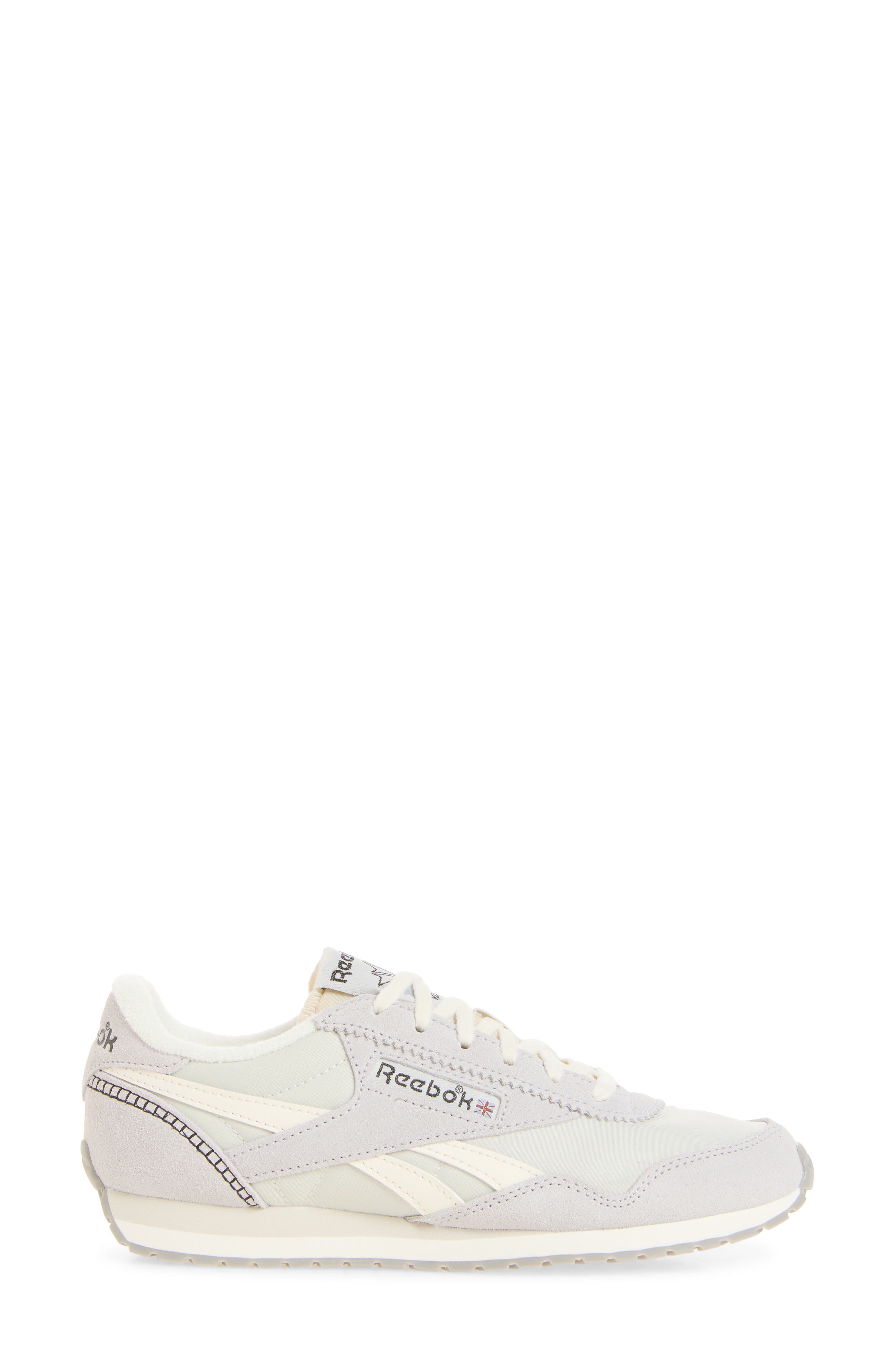 Classic AZ Leather Sneaker, Alternate, color, GREY GREY1 CHALK