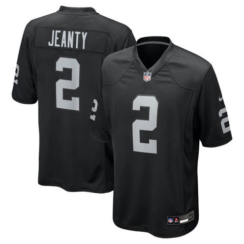 Men's Nike Ashton Jeanty Black Las Vegas Raiders 2025 NFL Draft First Round Pick Game Jersey