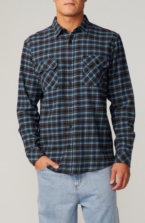 Check Cotton Button-Up Shirt