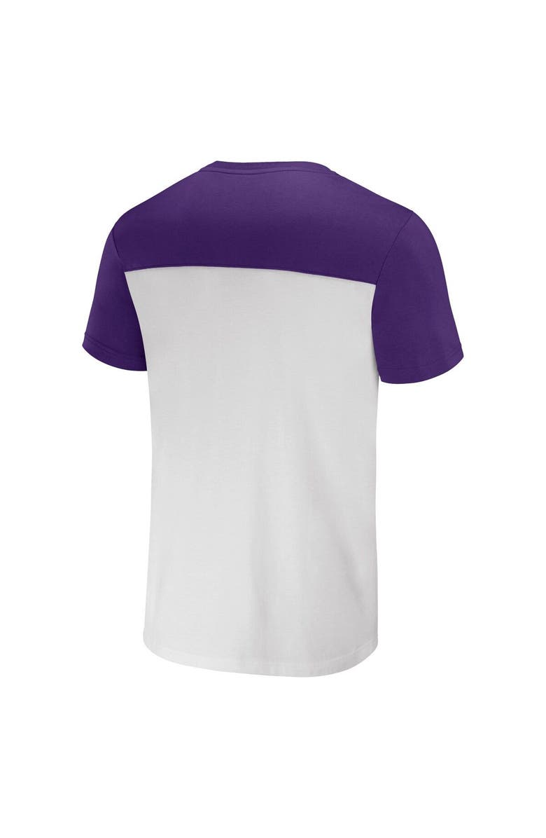 NFL X DARIUS RUCKER Men's NFL x Darius Rucker Collection by Fanatics Cream Minnesota Vikings Colorblocked T-Shirt, Alternate, color, Cream