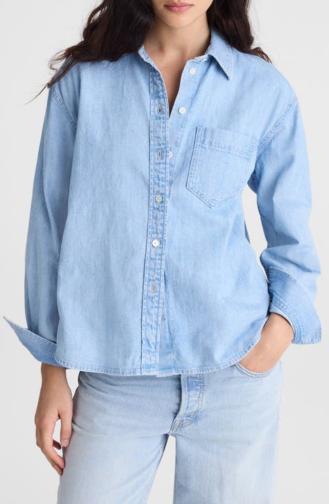 The Easy Denim Button-Up Shirt