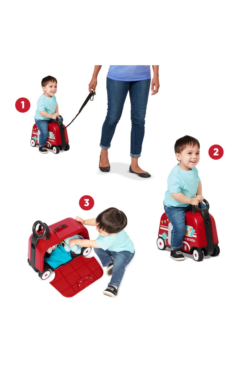 Radio Flyer 3-in-1 Happy Trav'ler Camper, Alternate, color, Red