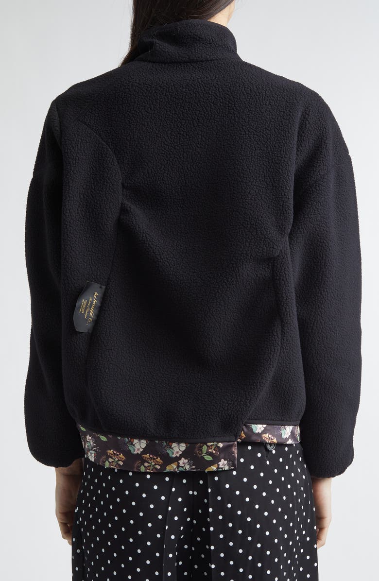 Undercover Blouson Fleece Zip Jacket, Alternate, color, Black