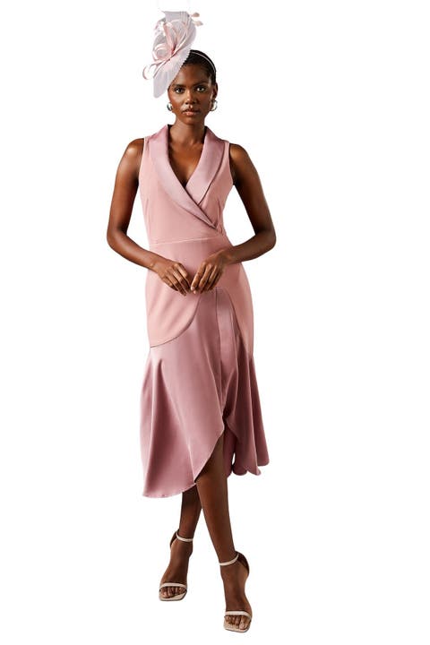 Tux Sleeveless Midi Dress