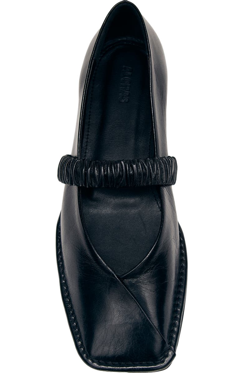 ALOHAS Lautan Square Toe Mary Jane Flat, Alternate, color, Black