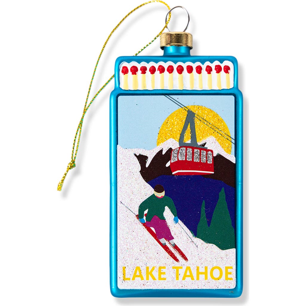 Furbish Matchbook Ornament In Blue