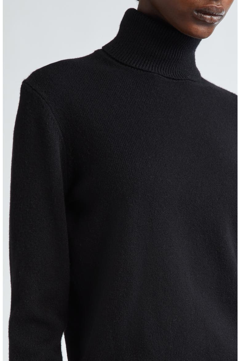 Joan Cashmere Turtleneck Sweater, Alternate, color, BLACK