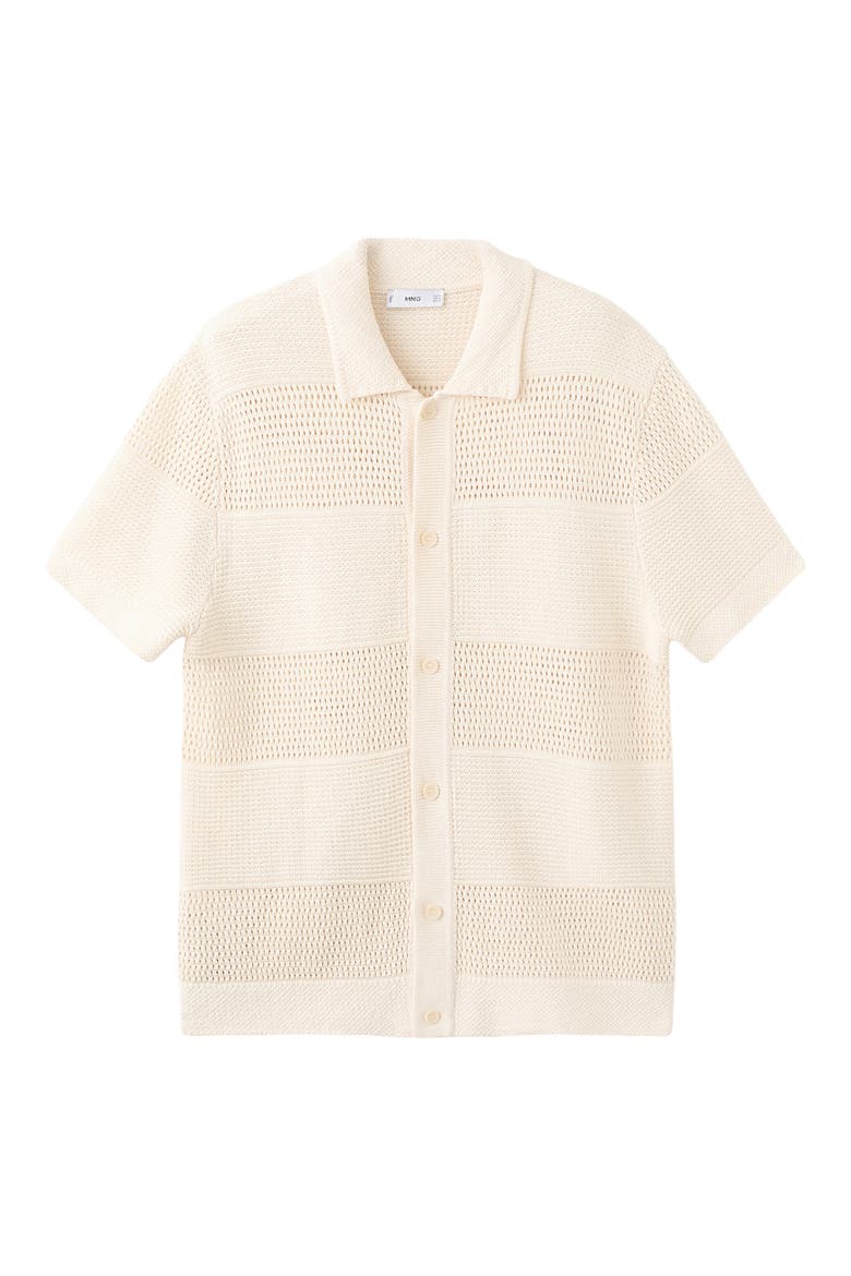 Open Stitch Shirt, Alternate, color, ECRU