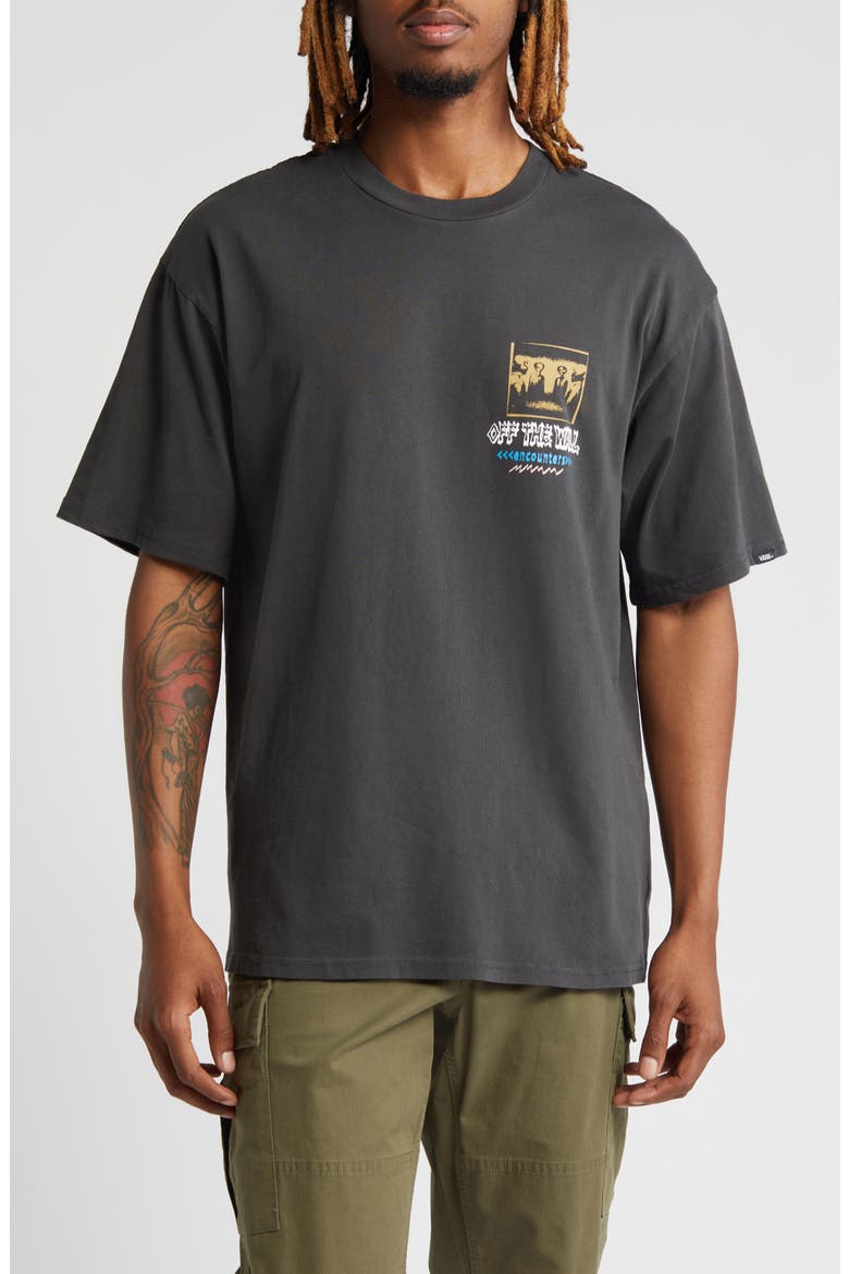 Encounters Graphic T-Shirt, Main, color, BLACK