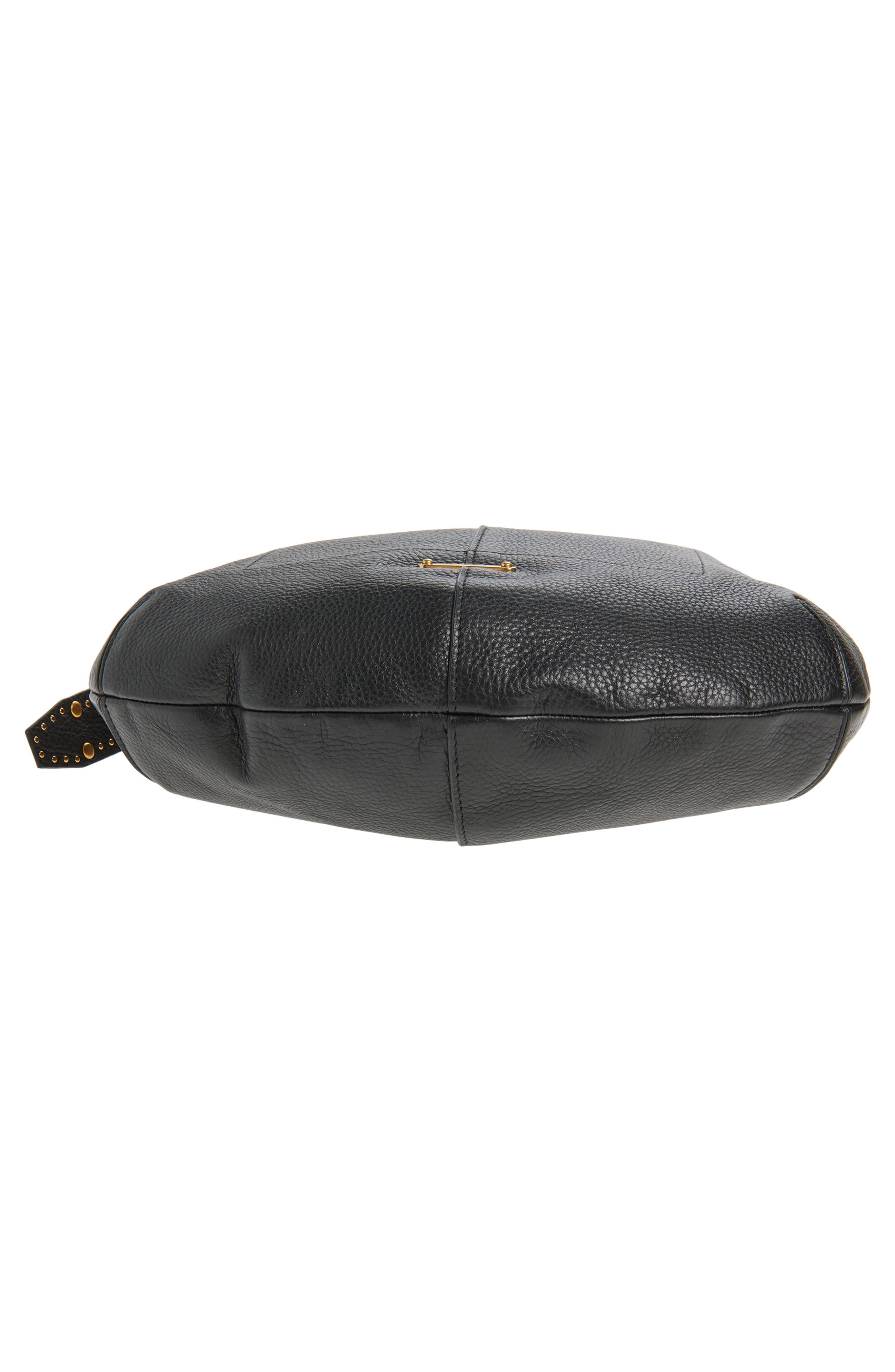 Rebecca Minkoff Naomi Leather Hobo Bag, Alternate, color, Black