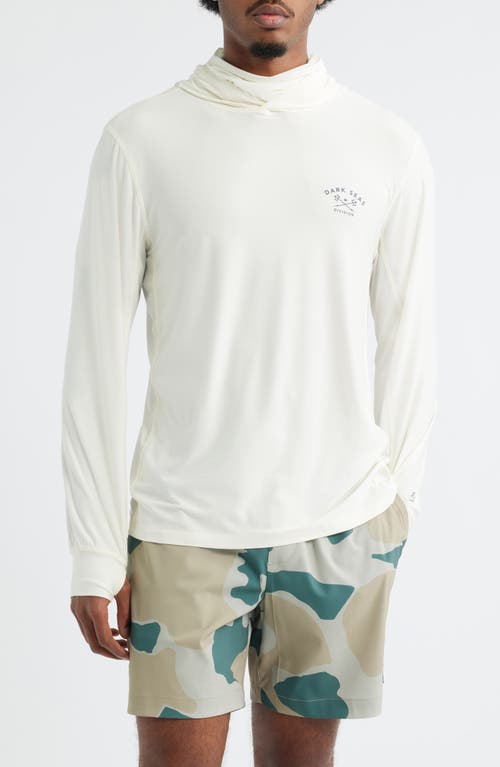 DARK SEAS Bimini Long Sleeve Hooded T-Shirt in Off White  product