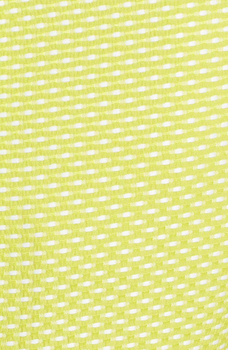 Tahari Belt Detail Jacquard Sheath Dress, Alternate, color, 