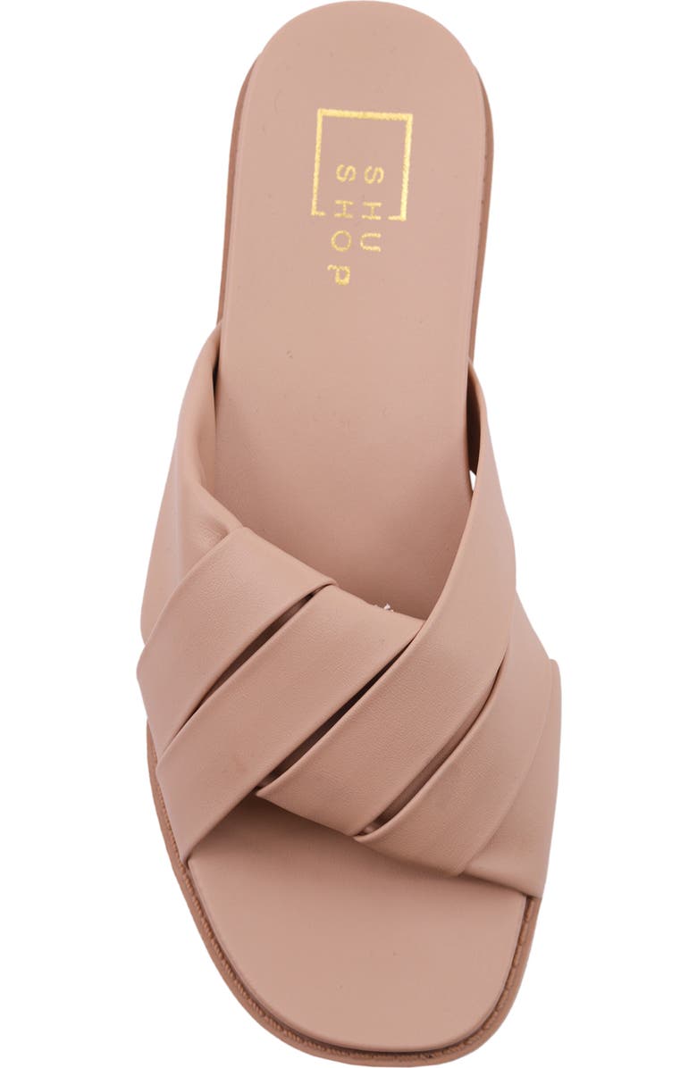 SHUSHOP Chelsea Slide Sandal, Alternate, color, Beige