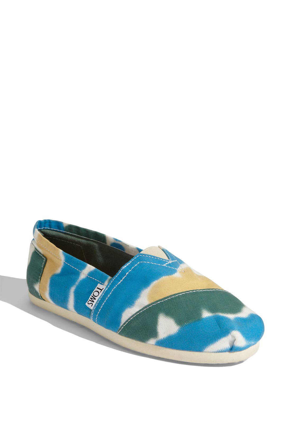 Tie Dye Canvas Slip-On (Nordstrom Exclusive), Main, color, GREEN BLUE TYE DYE