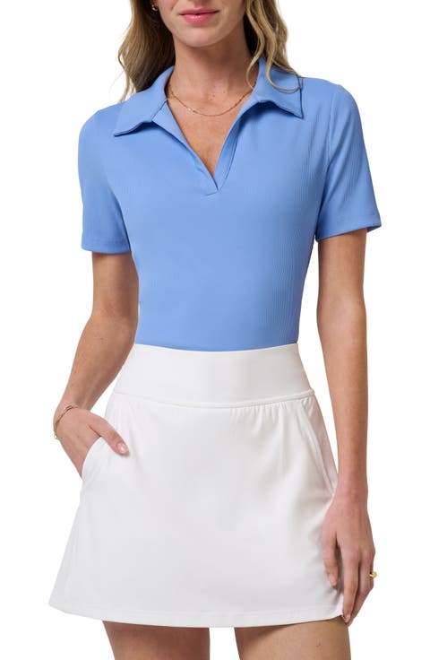 Moveknit Rib V-Neck Polo