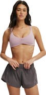 COTTON ON BODY Women's Active Ultra Soft Scrunch Front Strappy Crop