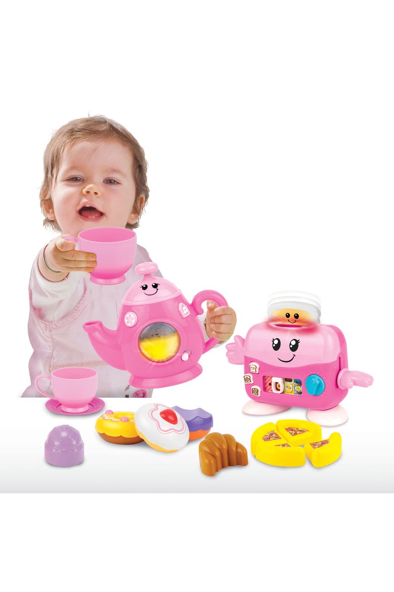 Mycook Master Toast 'N Fun Tea Set, Pink, Lights & Sounds, Kids, Alternate, color, Multicolored