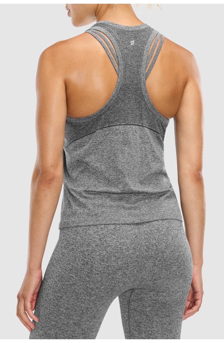 Peloton Seamless Melange Tank, Alternate, color, Black