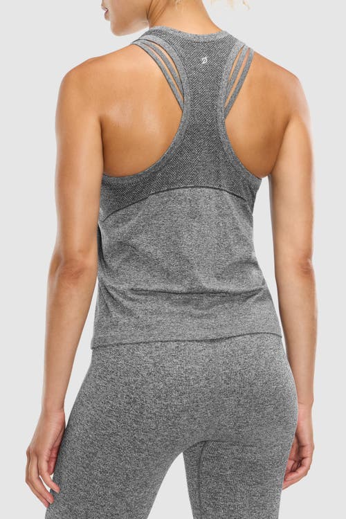 Peloton Seamless Melange Tank In Black
