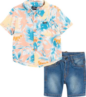 Cabana Woven Shirt & Shorts Set