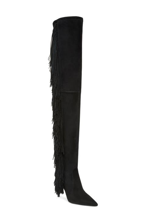 Ultrastuart Fringe Over the Knee Boot