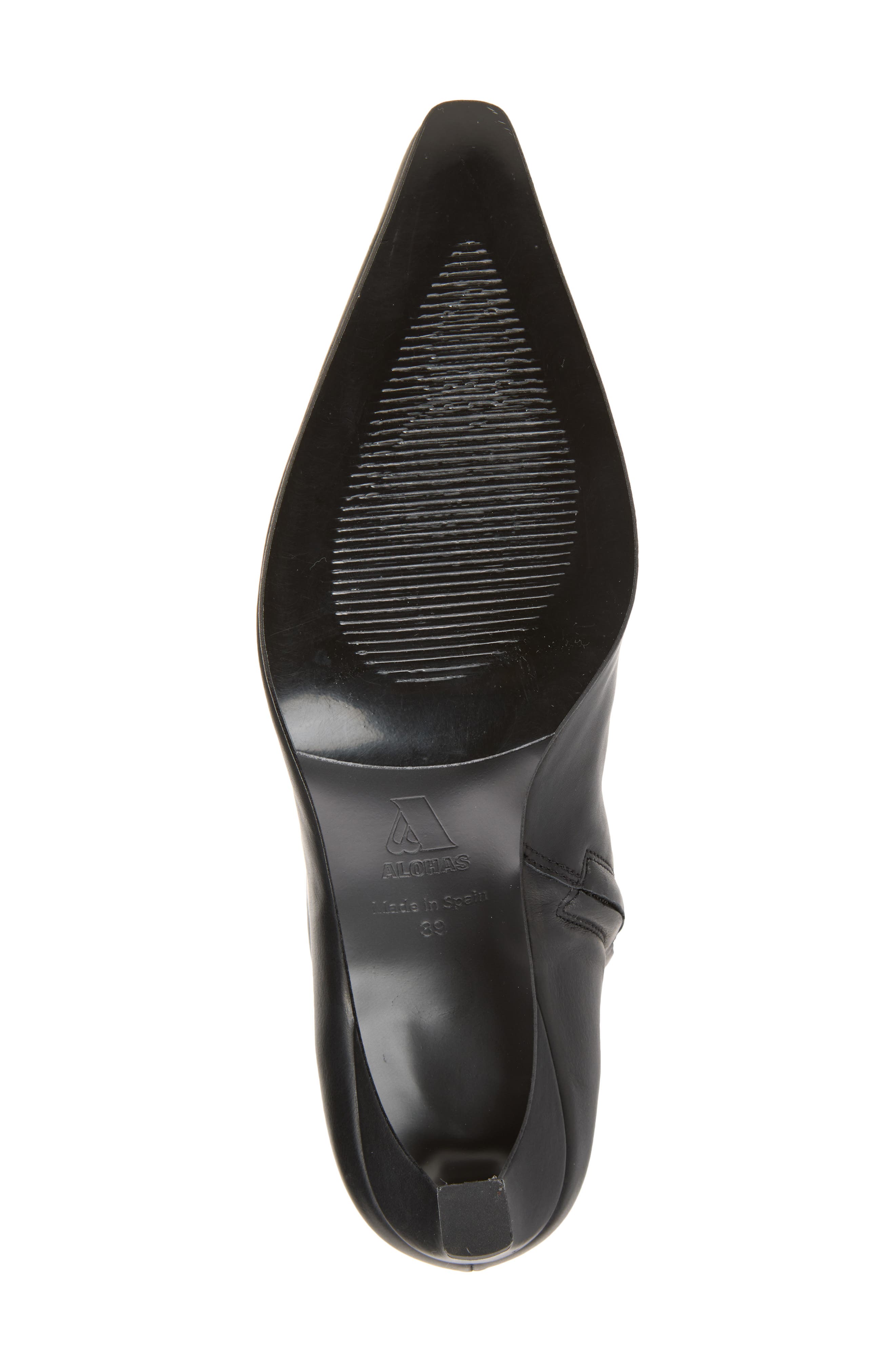 Gema Knee High Kitten Heel Boot, Alternate, color, BLACK