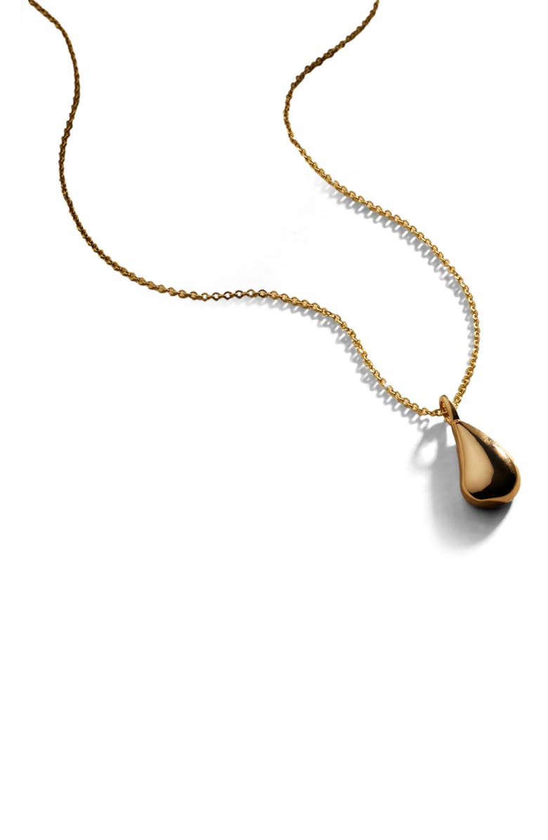 MADE BY MARY Gloss Pendant Necklace, Alternate, color, Silver