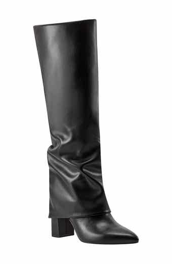 Marc Fisher Foldover Block Heel Boot