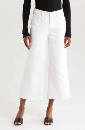 Good American Good Waist Crop Palazzo Jeans