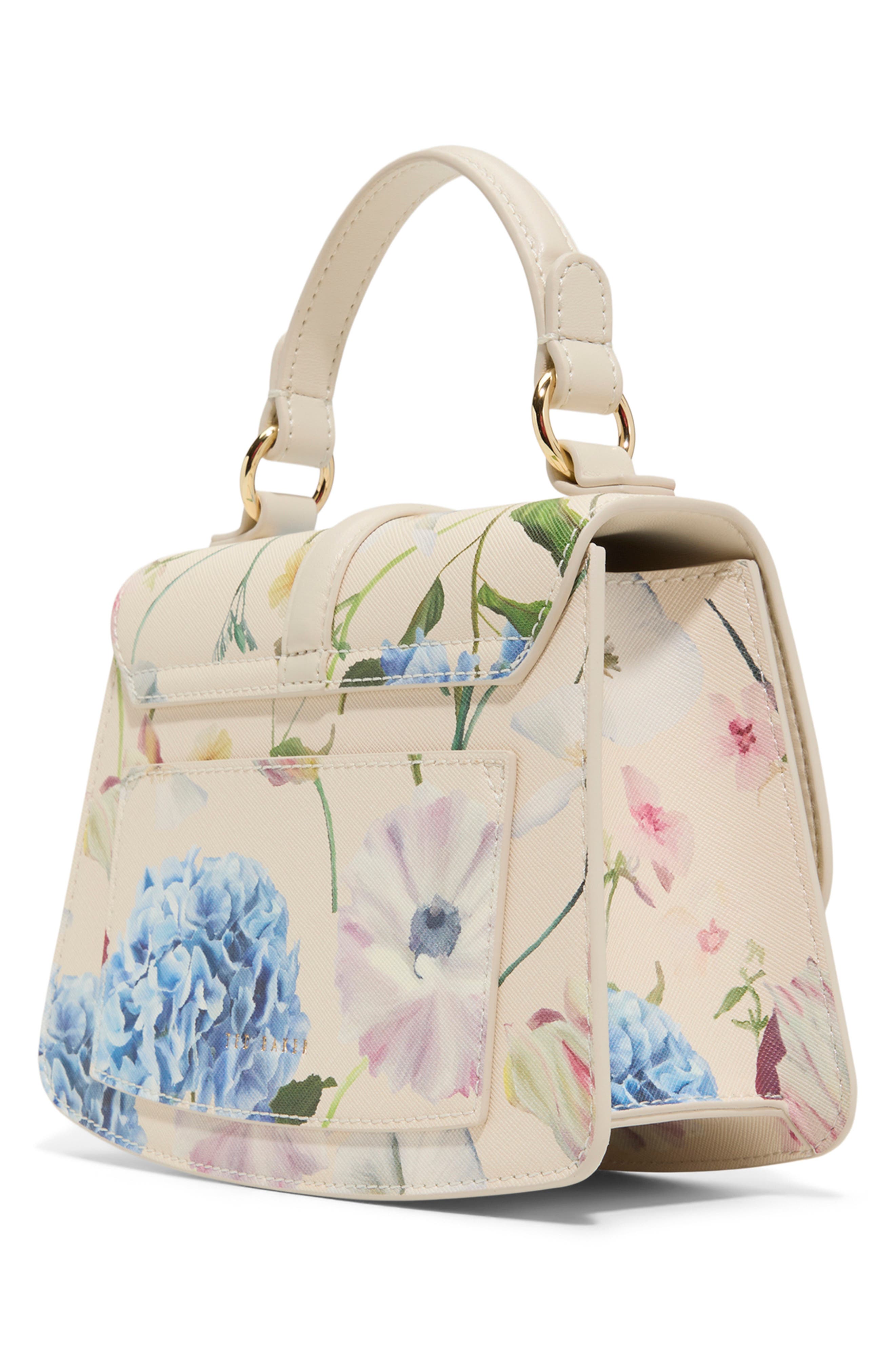 Ted Baker London Posey Anna Faux Leather Crossbody Bag, Alternate, color, Pastel Multi