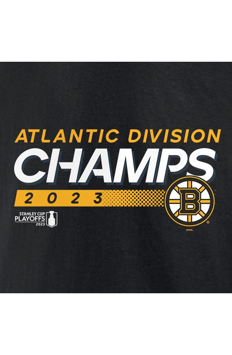 FANATICS Men's Fanatics Branded  Black Boston Bruins 2023 Atlantic Division Champions T-Shirt, Alternate, color, 