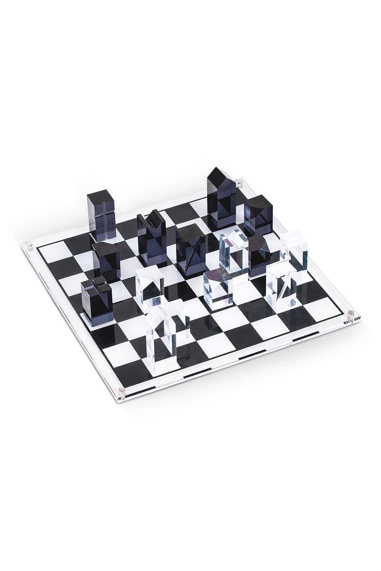 Acrylic Chess Set, Alternate, color, MULTI COLOR