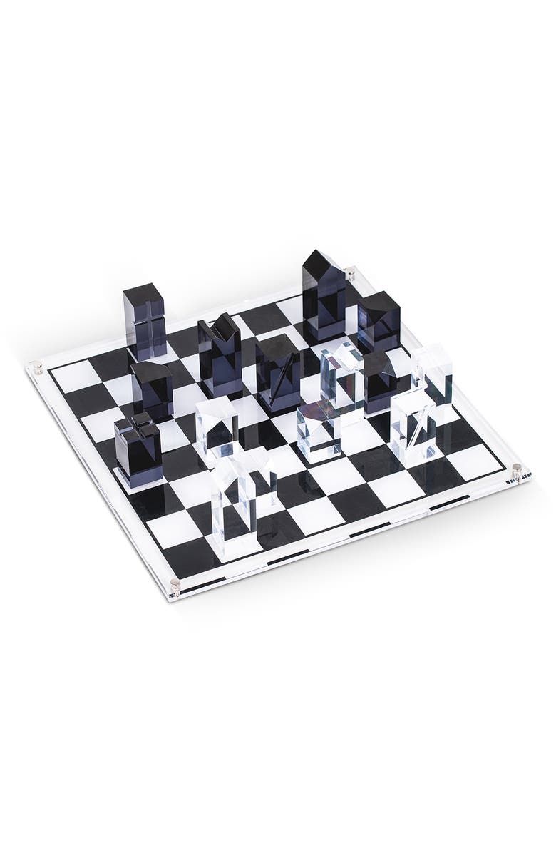Bey-Berk Acrylic Chess Set, Alternate, color, Multi Color