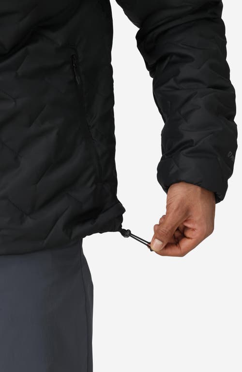 Marmot Monoquilt Zip Hoodie In Black