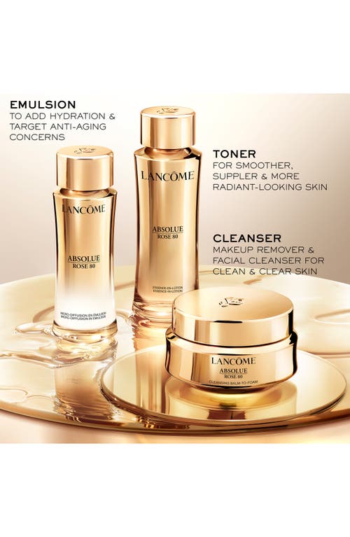 LANCÔME LANCÔME ABSOLUE ROSE 80 CLEANSING BALM-TO-FOAM
