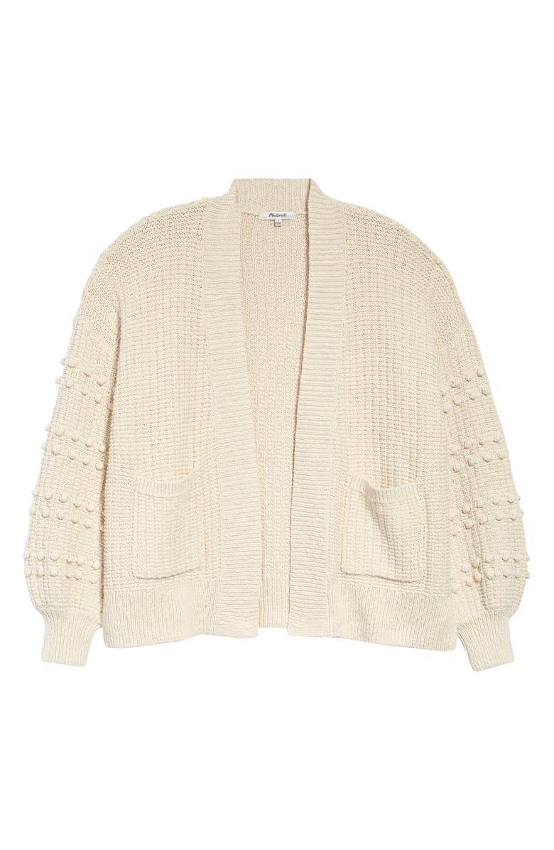 Madewell Bobble Cardigan Sweater, Alternate, color, 