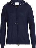Eleventy Avalon Travel Merino Wool Full Zip Hoodie