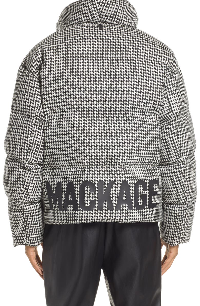 Mackage Houndstooth Puffer Jacket, Alternate, color, 