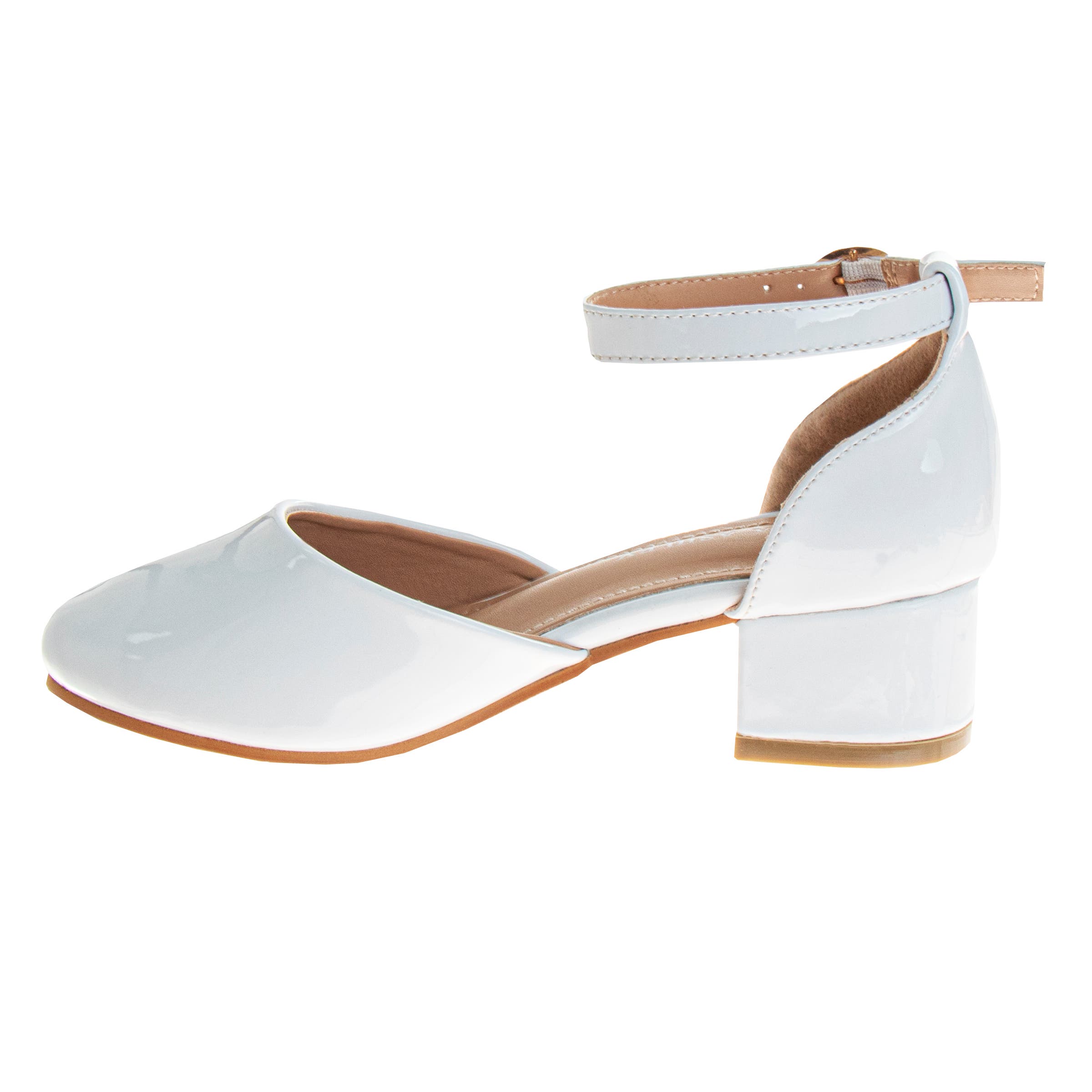 Laura Ashley Low Heeled Dress Shoes, Alternate, color, White Patent