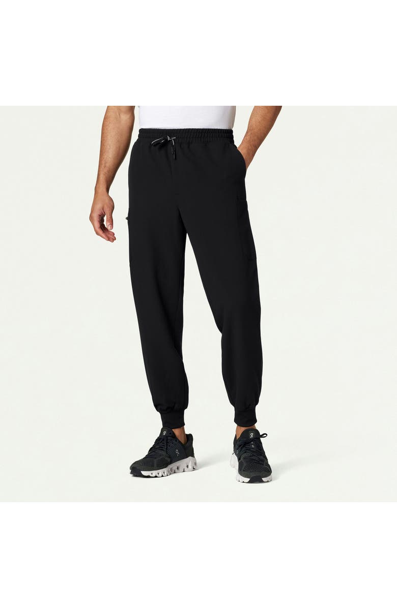 JAANUU Osmo Men's 8-Pocket Classic Scrub Jogger, Main, color, Black