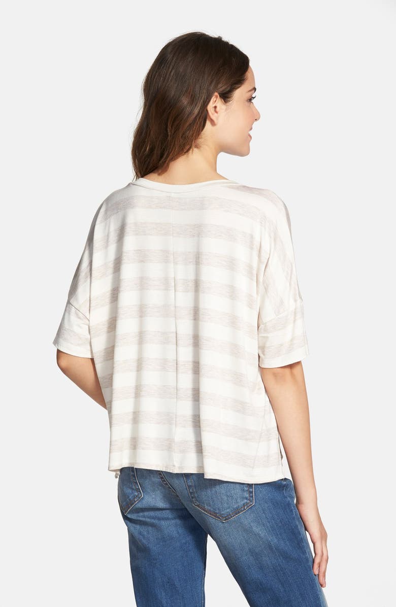 Mimi Chica Stripe Boxy Tee, Alternate, color, 