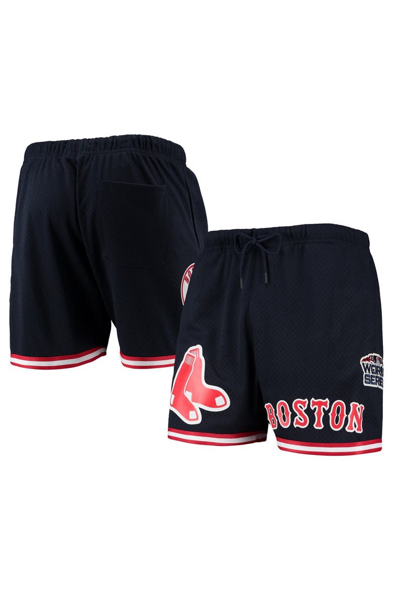 Men's Pro Standard Navy Boston Red Sox 2018 World Series Mesh Shorts, Main, color, Navy