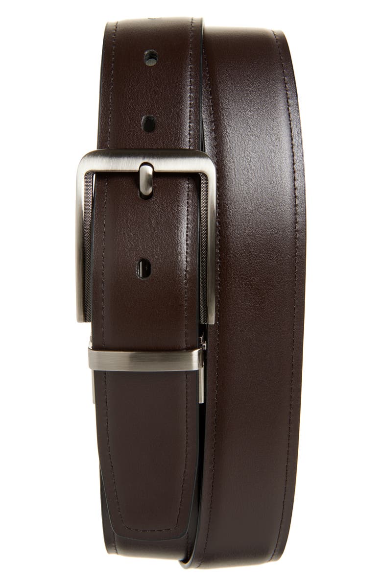 Original Penguin Embossed Border Buckle Belt, Alternate, color,