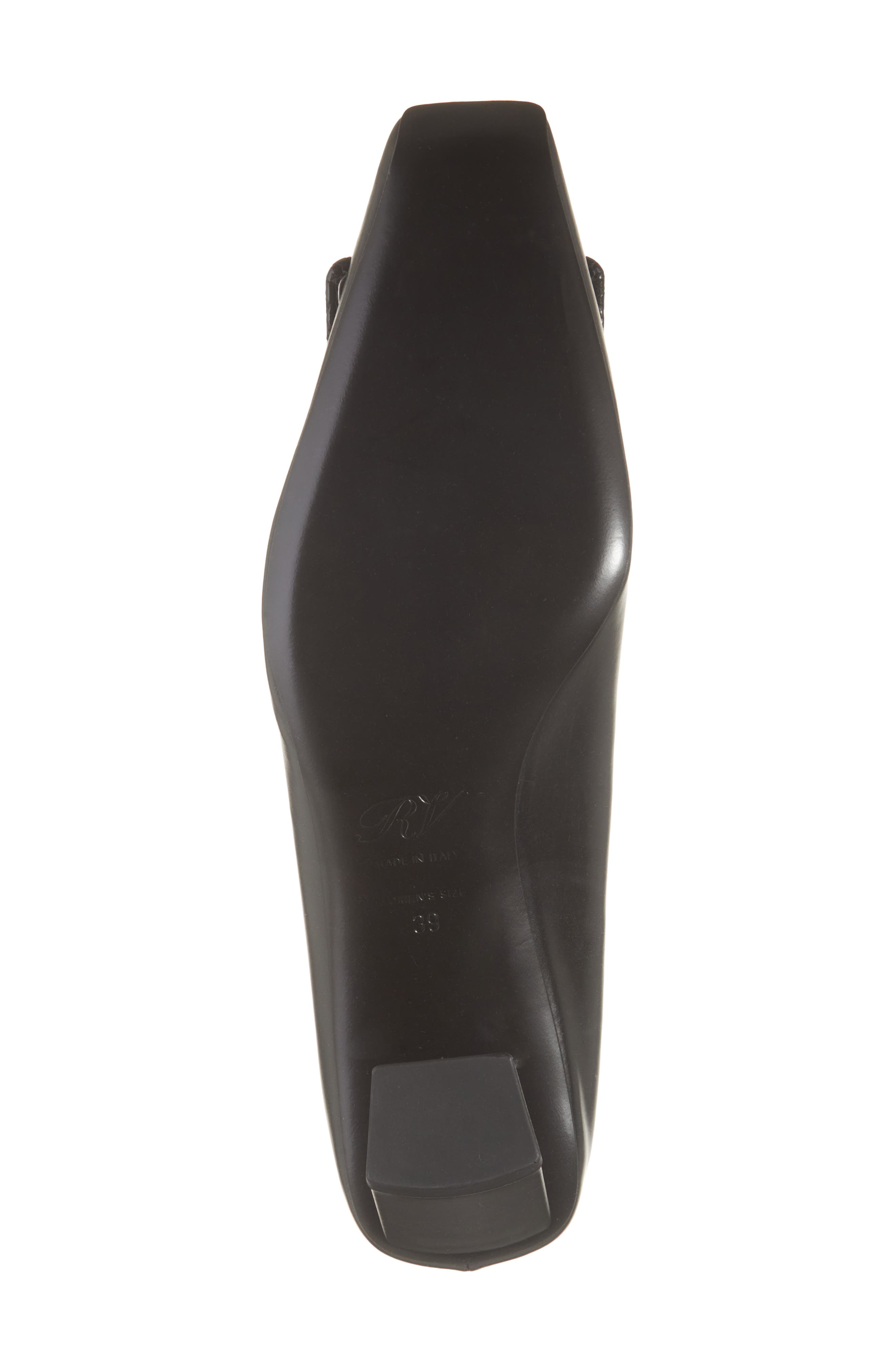 Belle Vivier Leather Pump, Alternate, color, NERO