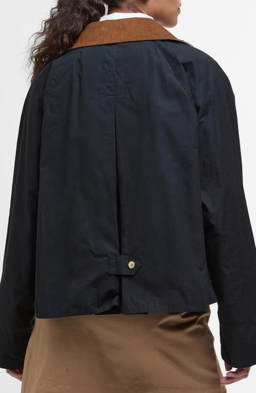 Shop Barbour Catlin Showerproof Jacket In Black Ancient